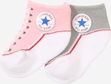 Chaussettes 'CHUCK' CONVERSE en gris : devant