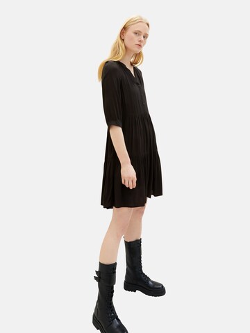 TOM TAILOR Dress in Black