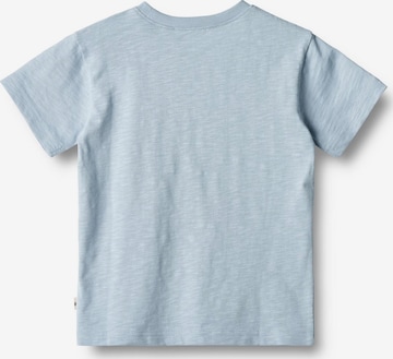 Wheat T-shirt i blå
