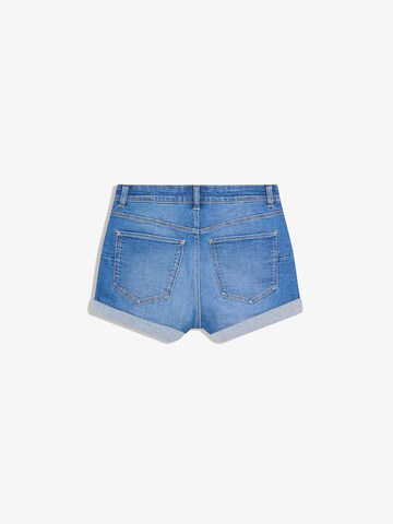 Coupe slim Jean Bershka en bleu