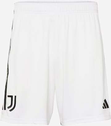 ADIDAS PERFORMANCE Spodnie sportowe 'Juventus Turin 23/24' w kolorze biały: przód