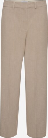 Coupe slim Pantalon à plis 'Nina ' KAREN BY SIMONSEN en beige : devant