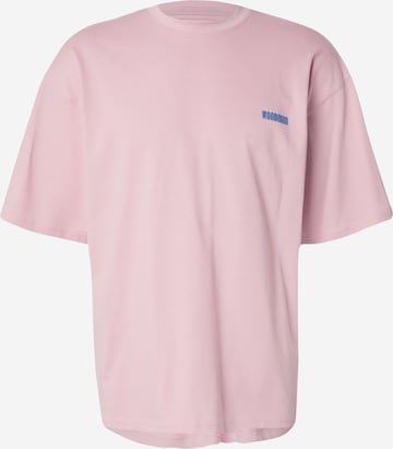 T-Shirt 'Beam Curbi' Woodbird en rose : devant
