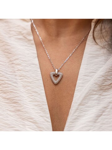 Chaîne CELESTA en argent : devant