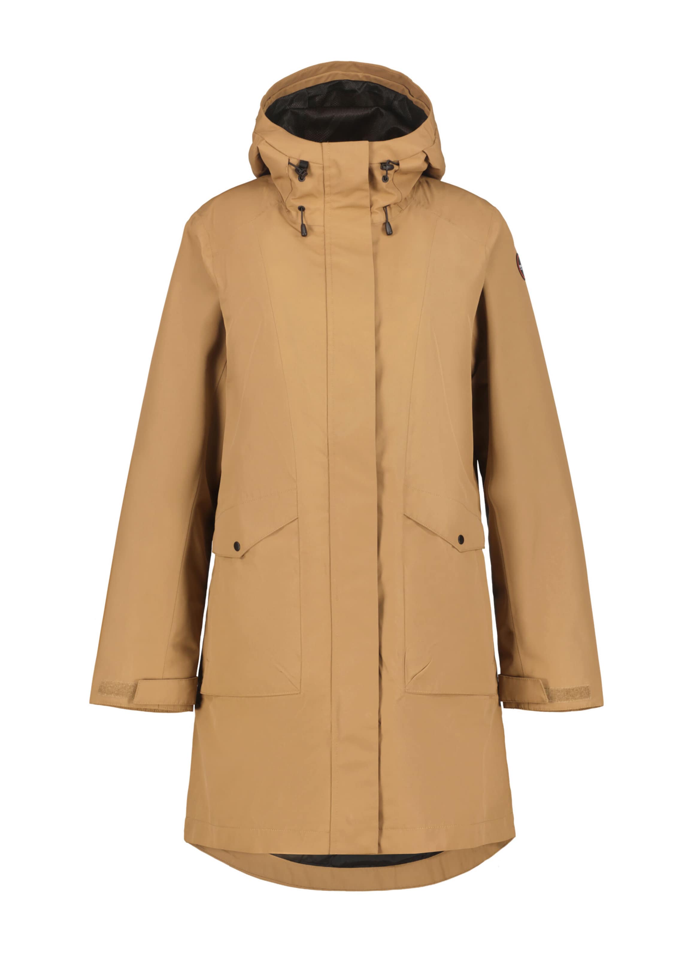 ICEPEAK Udendørsfrakke 'Ulysses' i brun: forside