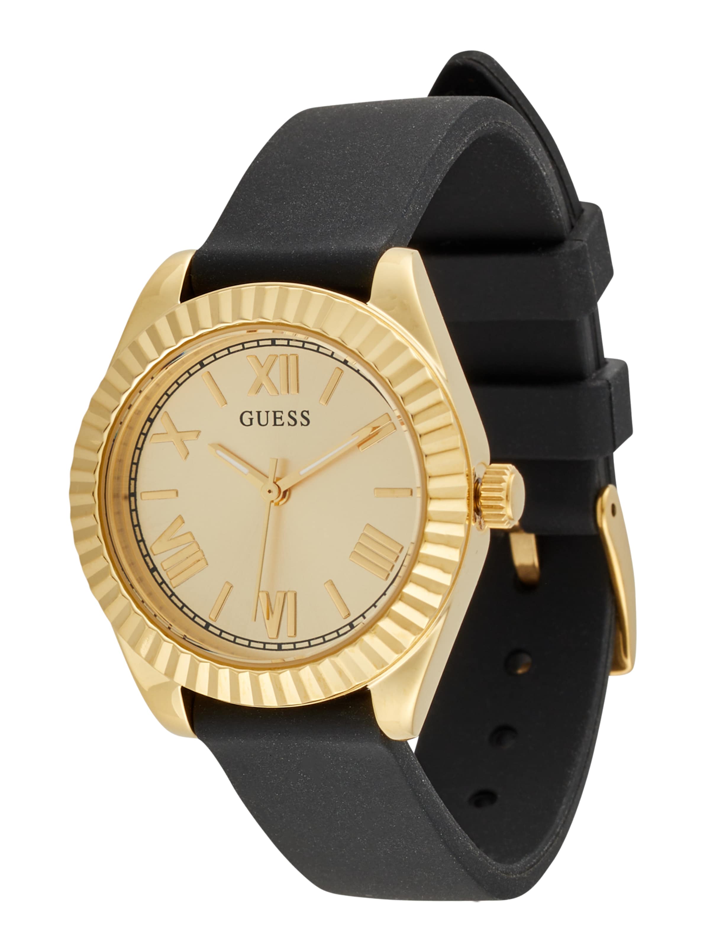 GUESS Uhr 'Dress' in Schwarz: Vorderseite