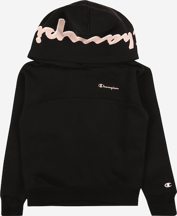 Champion Authentic Athletic Apparel Sweatshirt in Black: front