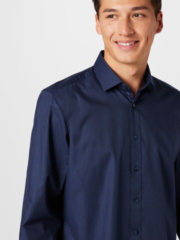 OLYMP Slim fit Button Up Shirt in Blue