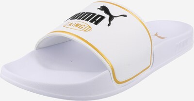 PUMA Beach & Pool Shoes in Gold / Black / White, Item view