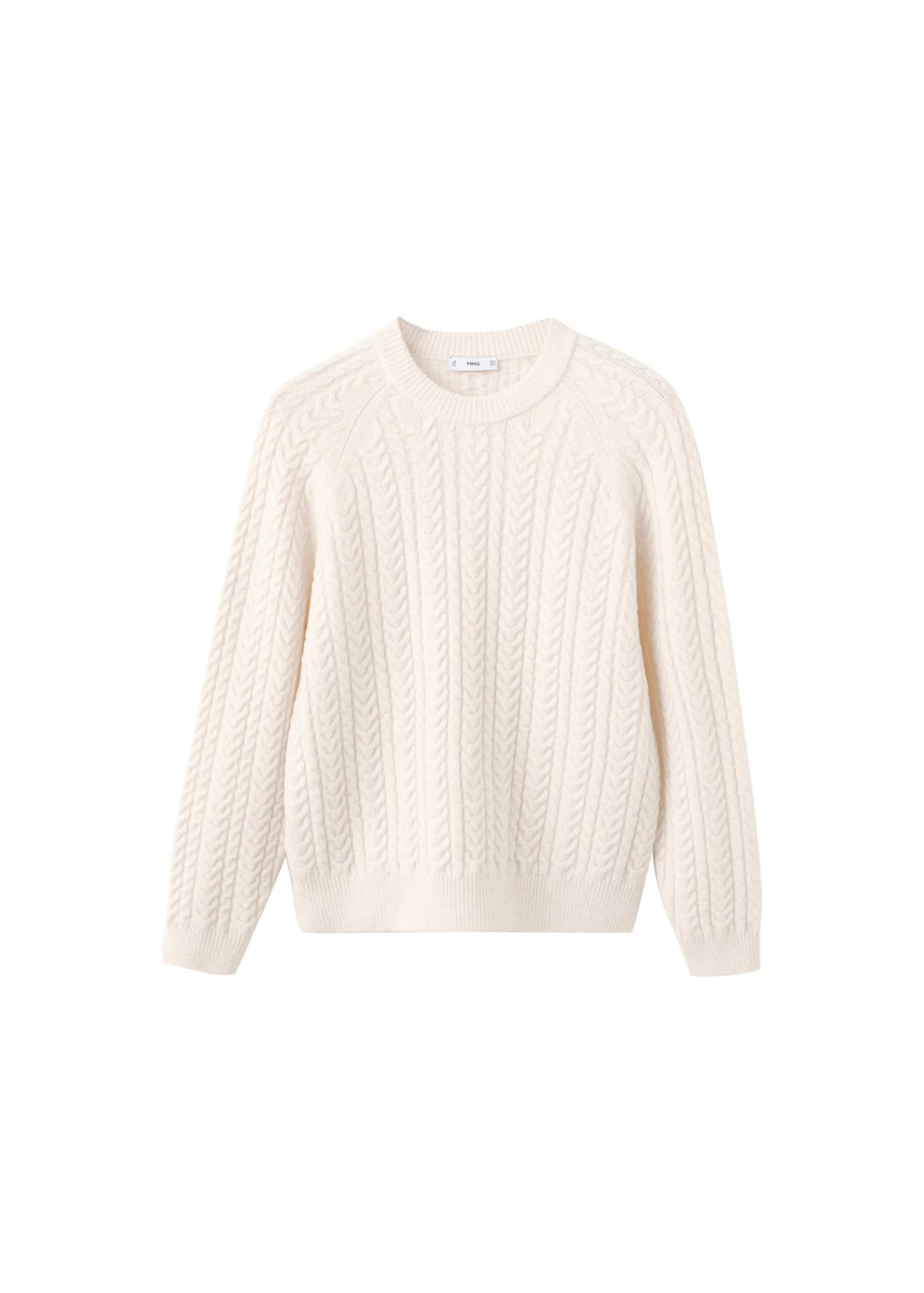 MANGO MAN Pullover in creme, Produktansicht