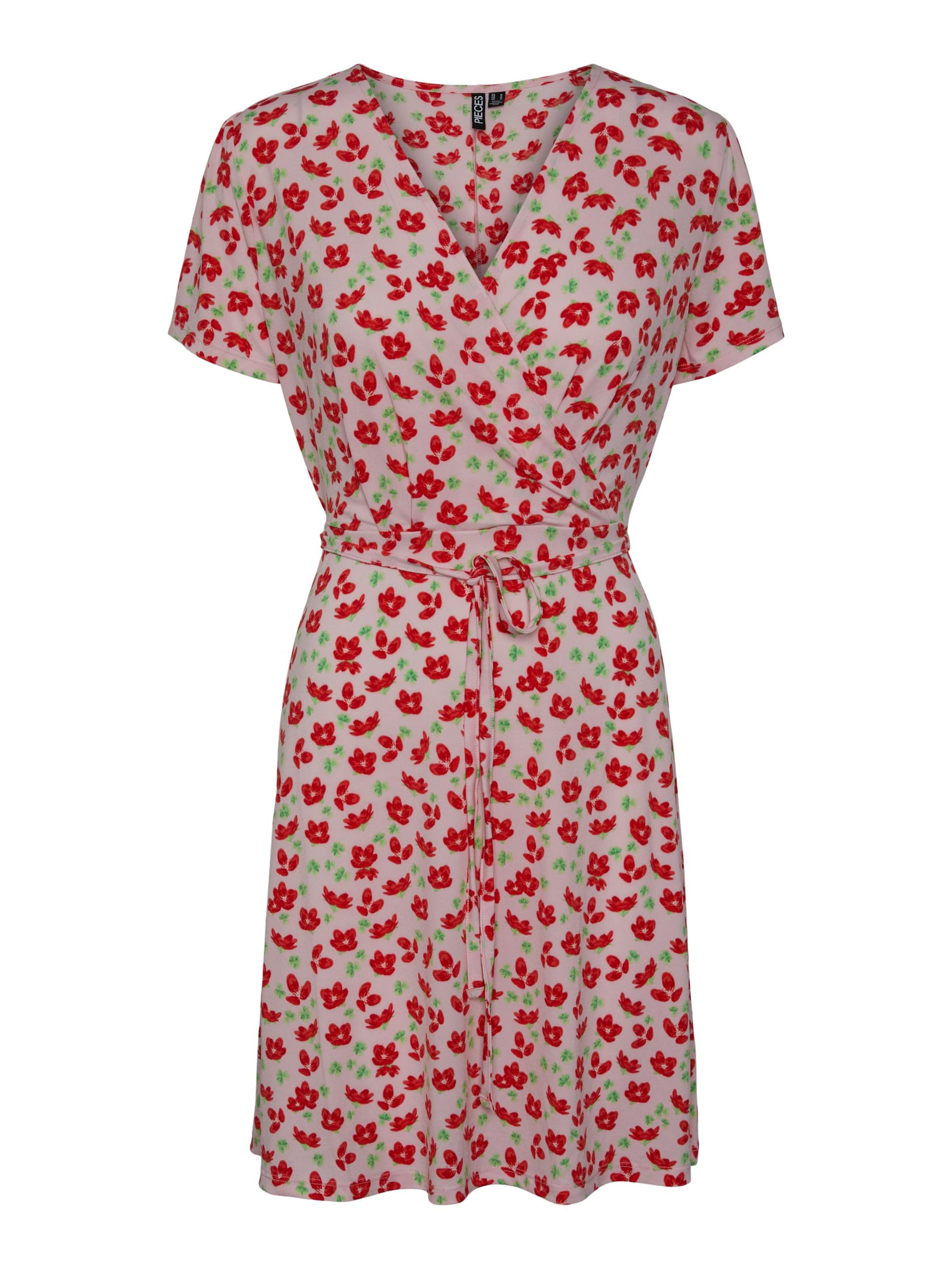 PIECES Šaty 'Emanuelle' – pink: přední strana