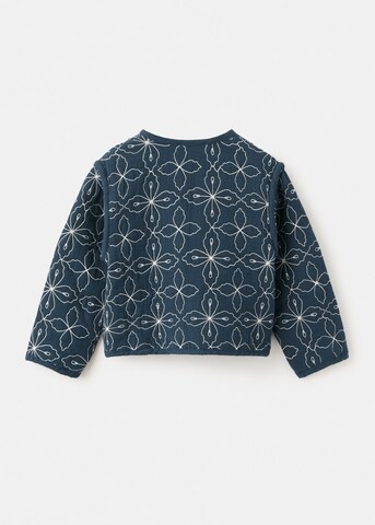 MANGO KIDS Between-Season Jacket 'Flor' in Blue
