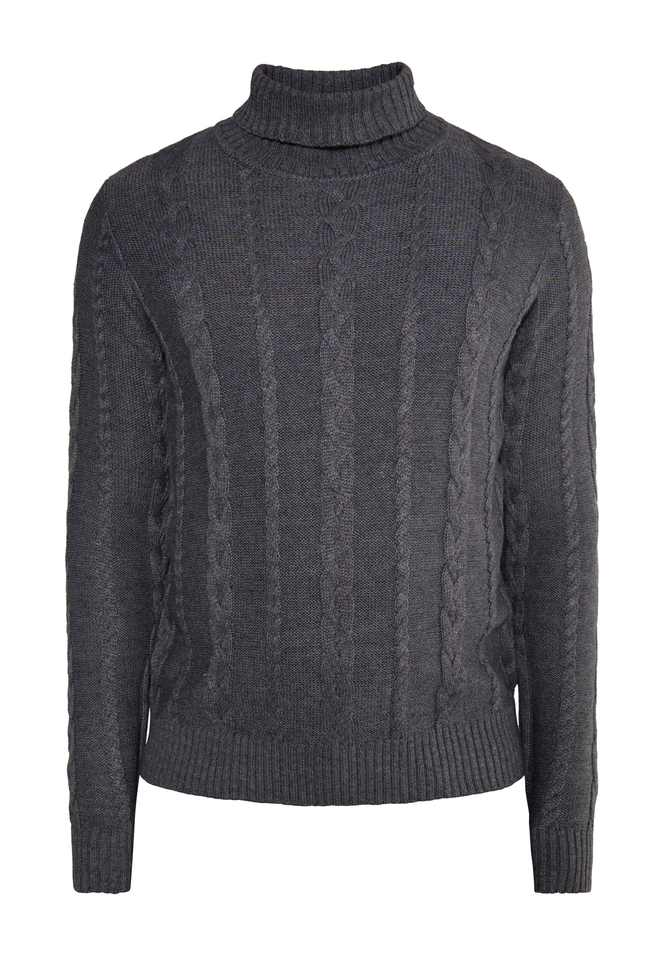 Pull-over DreiMaster Vintage en gris : devant
