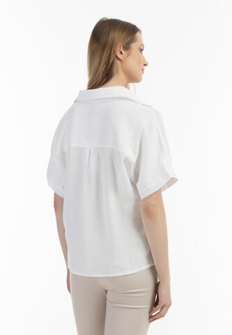 Camicia da donna di Usha in bianco