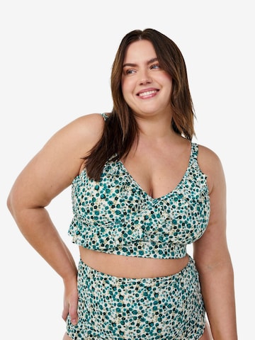 Swim by ZizziPush-up Bikini gornji dio 'Katrin' - plava boja