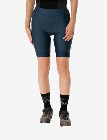 VAUDE Skinny Outdoor Pants 'Advanced' in Blue: front