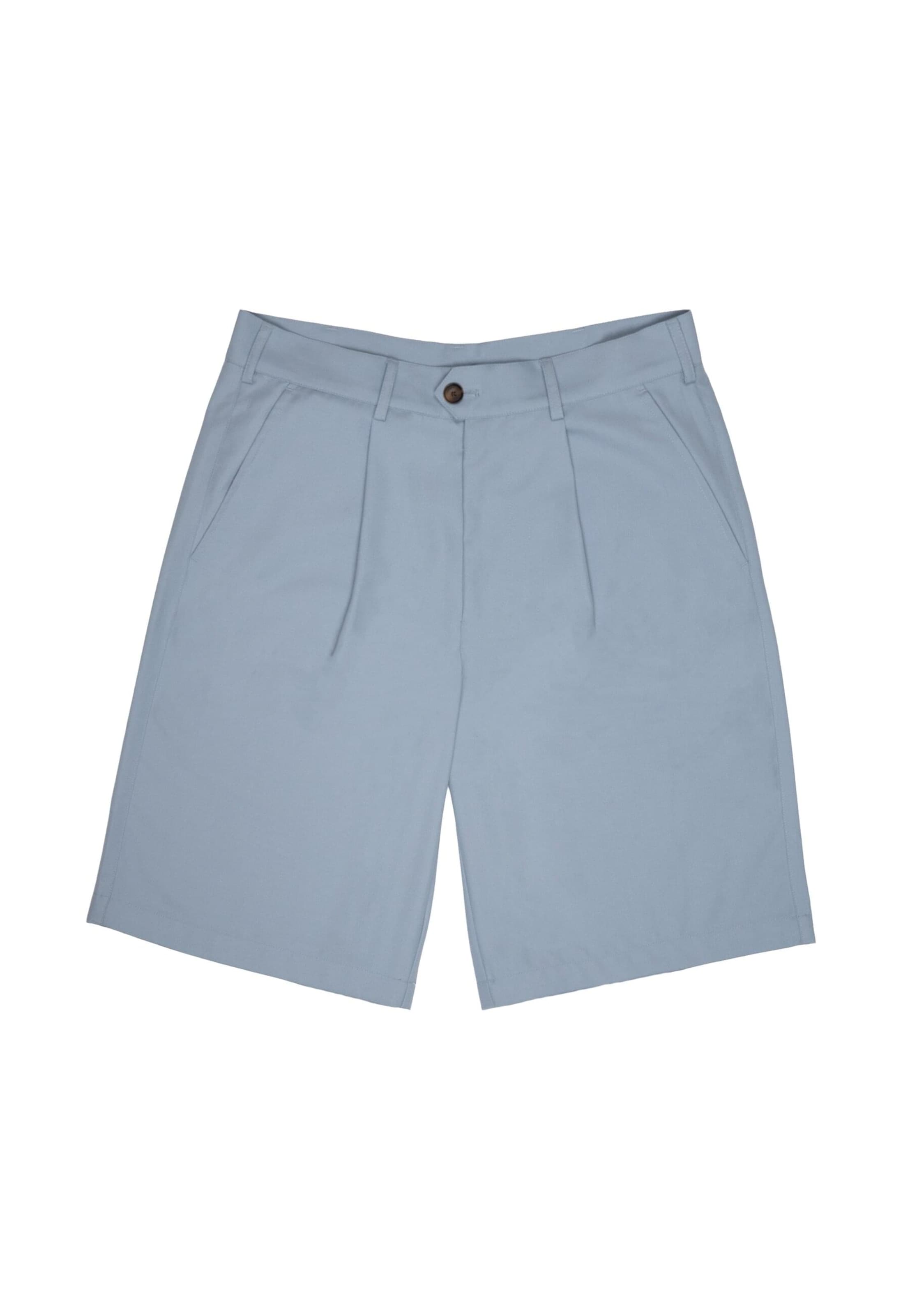 regular Pantaloni con pieghe di Prohibited in blu: frontale