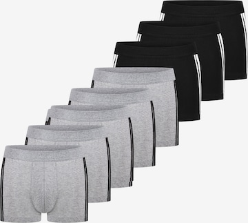 SCHIESSER Boxershorts '95/5 Stretch - Organic Cotton' in Zilver: voorkant