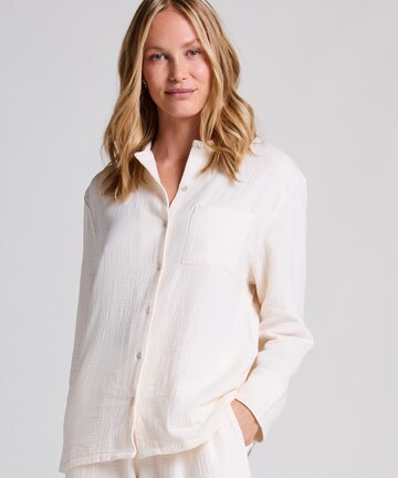 Hunkemöller Slaapshirt in Wit: voorkant