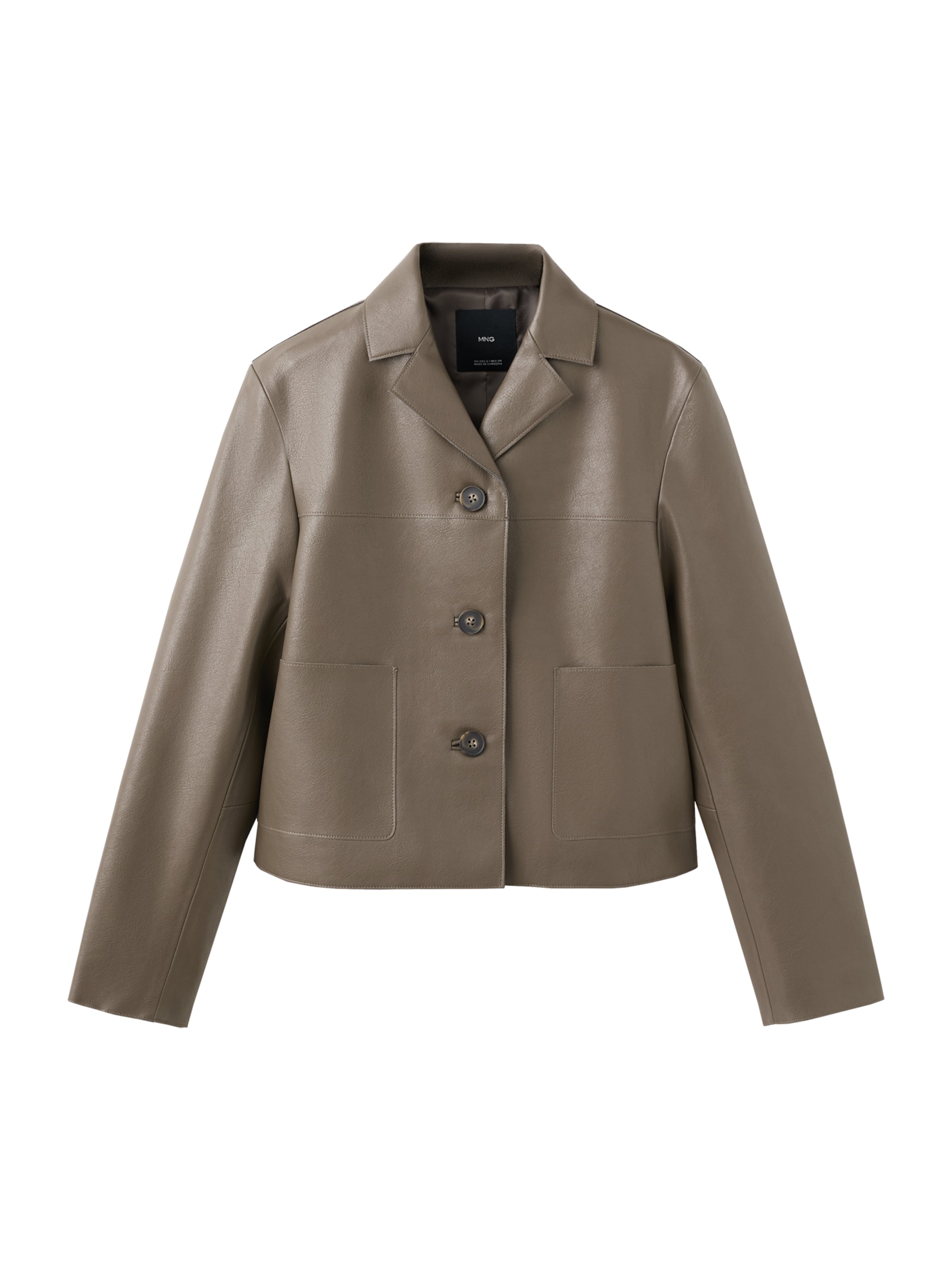 MANGO Преходно яке 'Sabi' в зелено: отпред