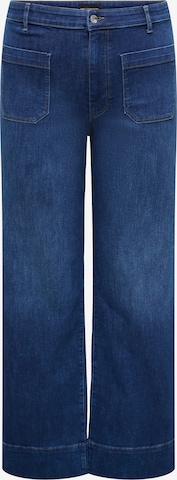 Wide Leg Jean 'CARMadisson-Wauw' ONLY Carmakoma en bleu : devant