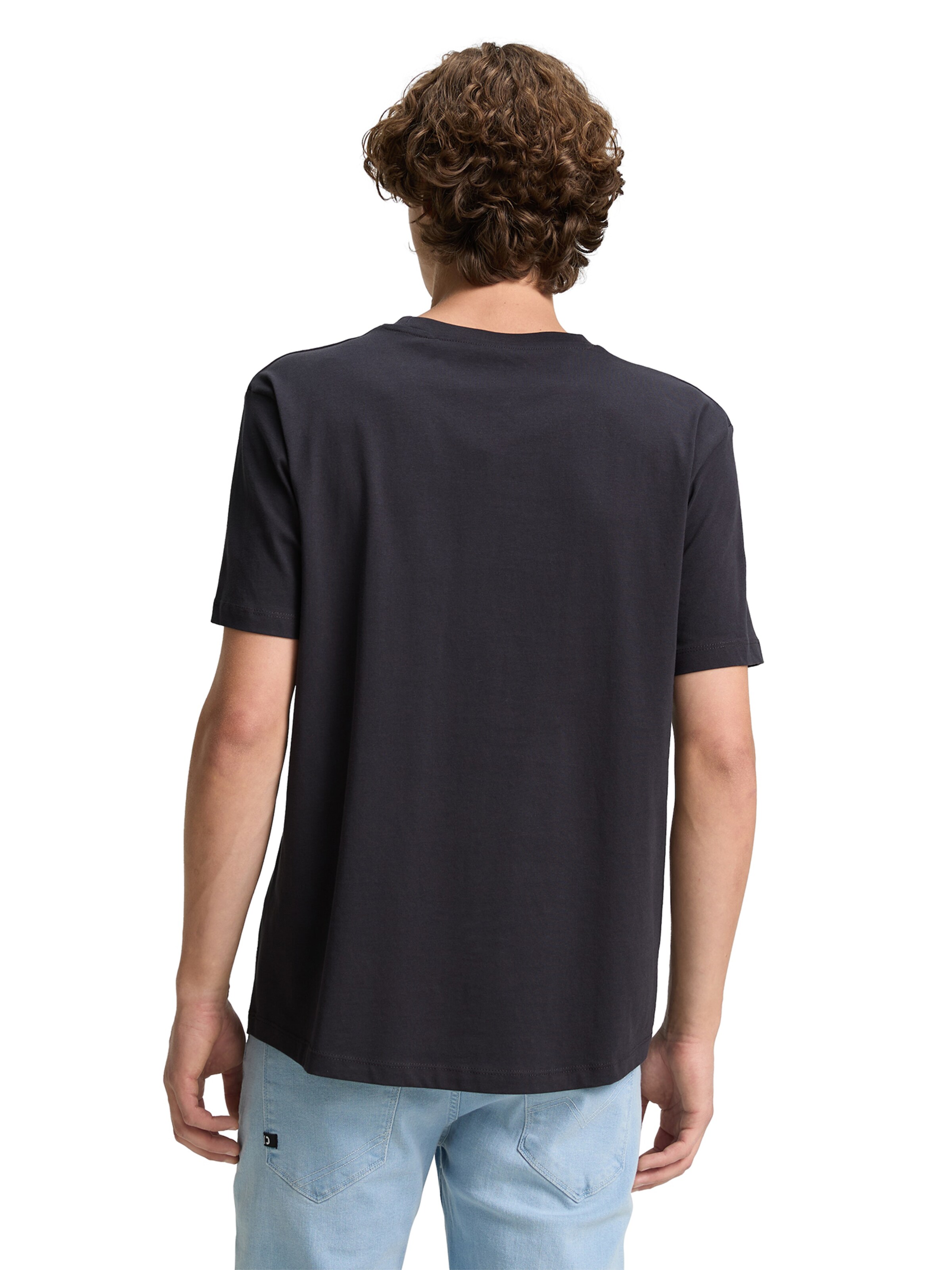 Tricou de la TOM TAILOR DENIM pe negru