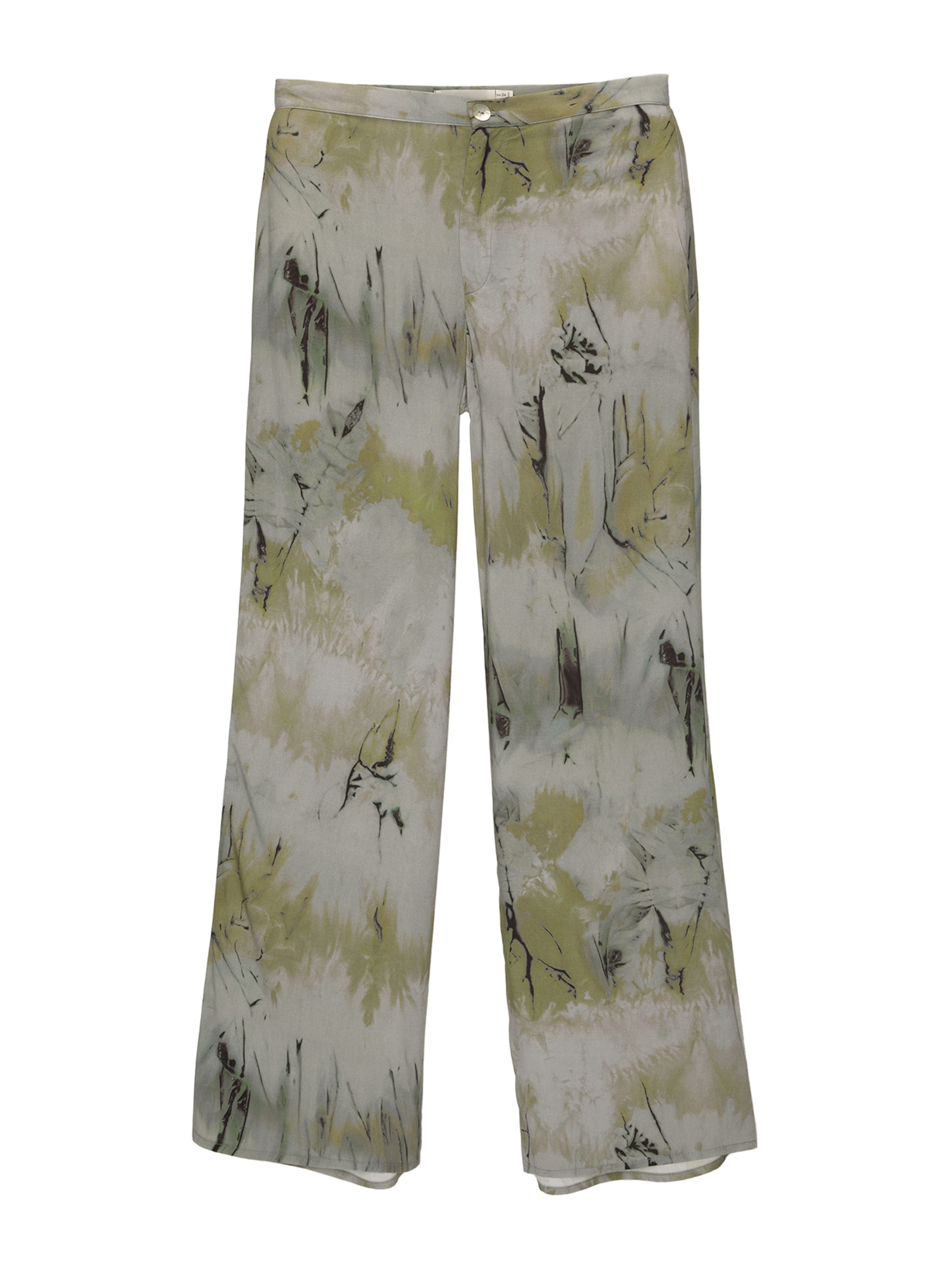 Pull&Bear Ohlapna forma Hlače | zelena barva: sprednja stran