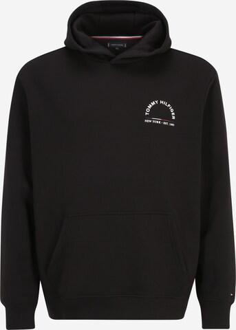 Tommy Hilfiger Big & Tall Sweatshirt in Schwarz: predná strana