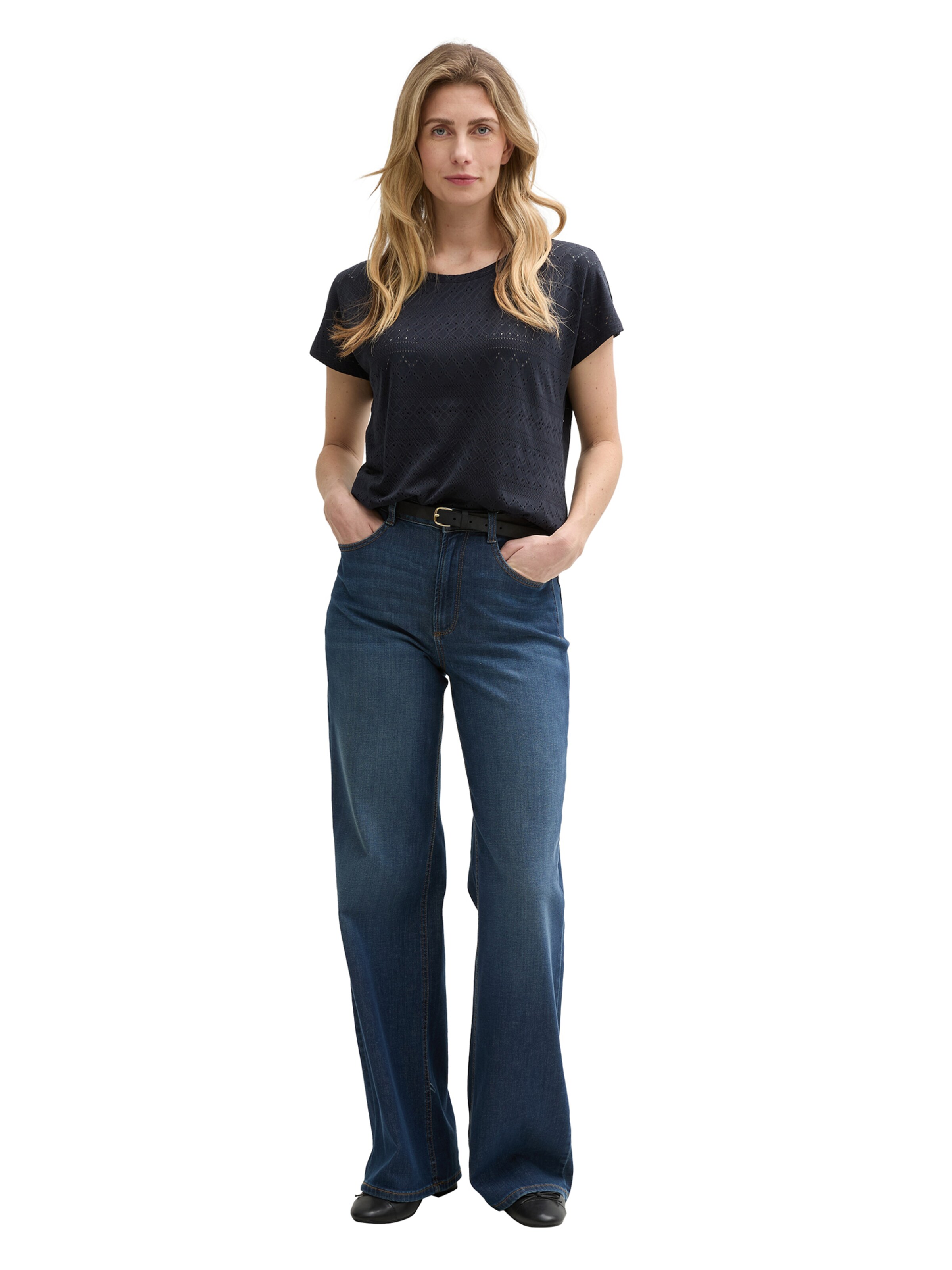 TOM TAILOR Tričko – modrá