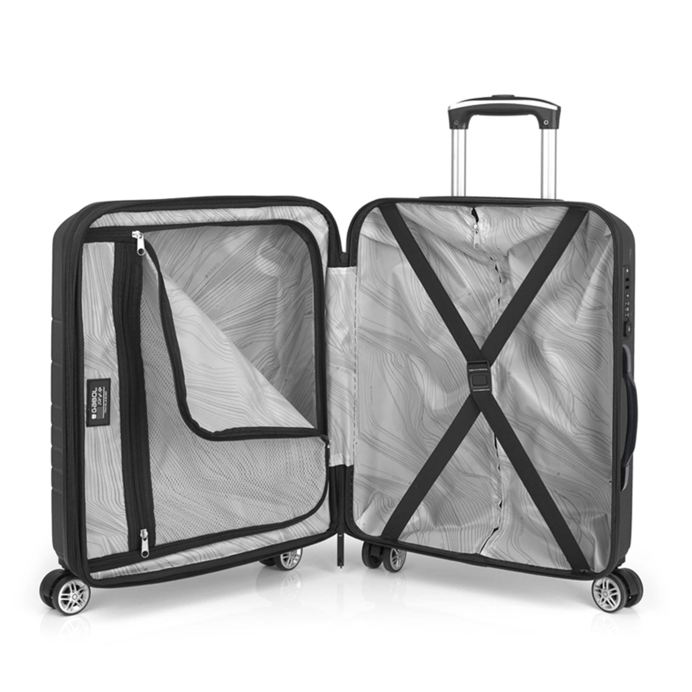 Gabol Suitcase Set 'Escape' in Grey