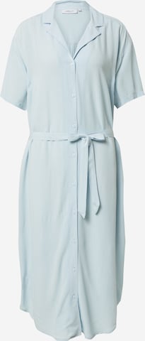 Robe-chemise 'Carlya' MSCH COPENHAGEN en bleu : devant