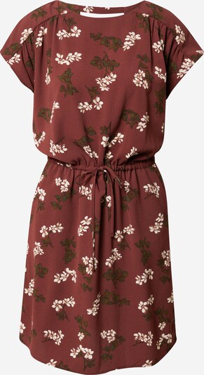 VERO MODA Zomerjurk 'Sasha Bali' in de kleur Bruin / Groen / Wit, Productweergave