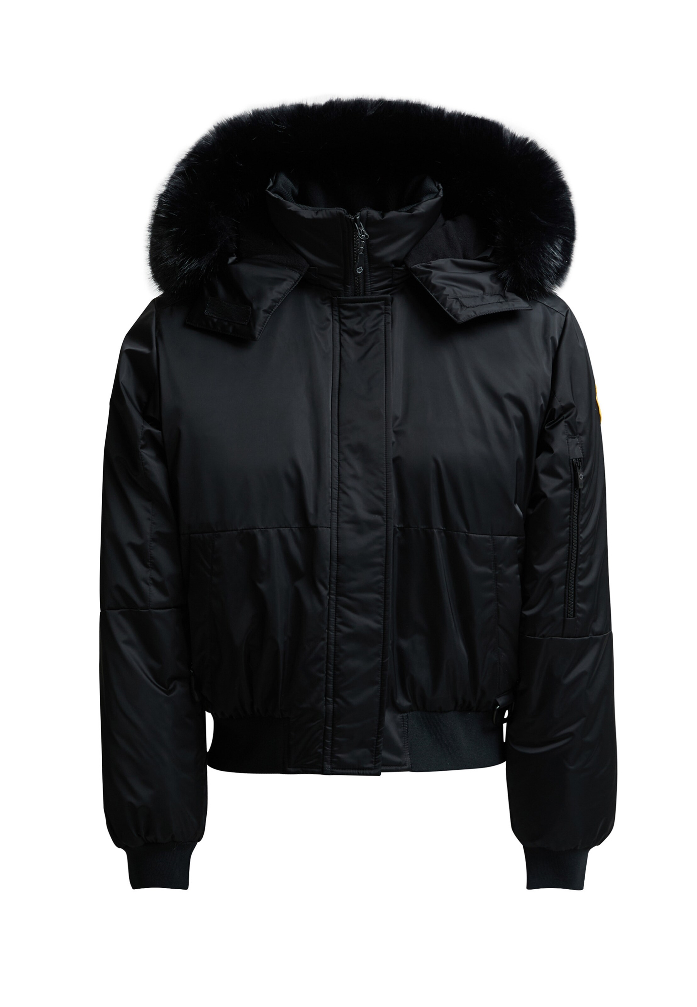 Zavetti Canada Winterjas 'OLIVIA ' in Zwart: voorkant
