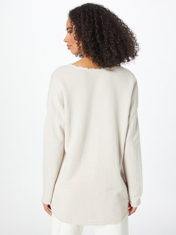 Zwillingsherz Sweatshirt 'Kornelia' in Beige