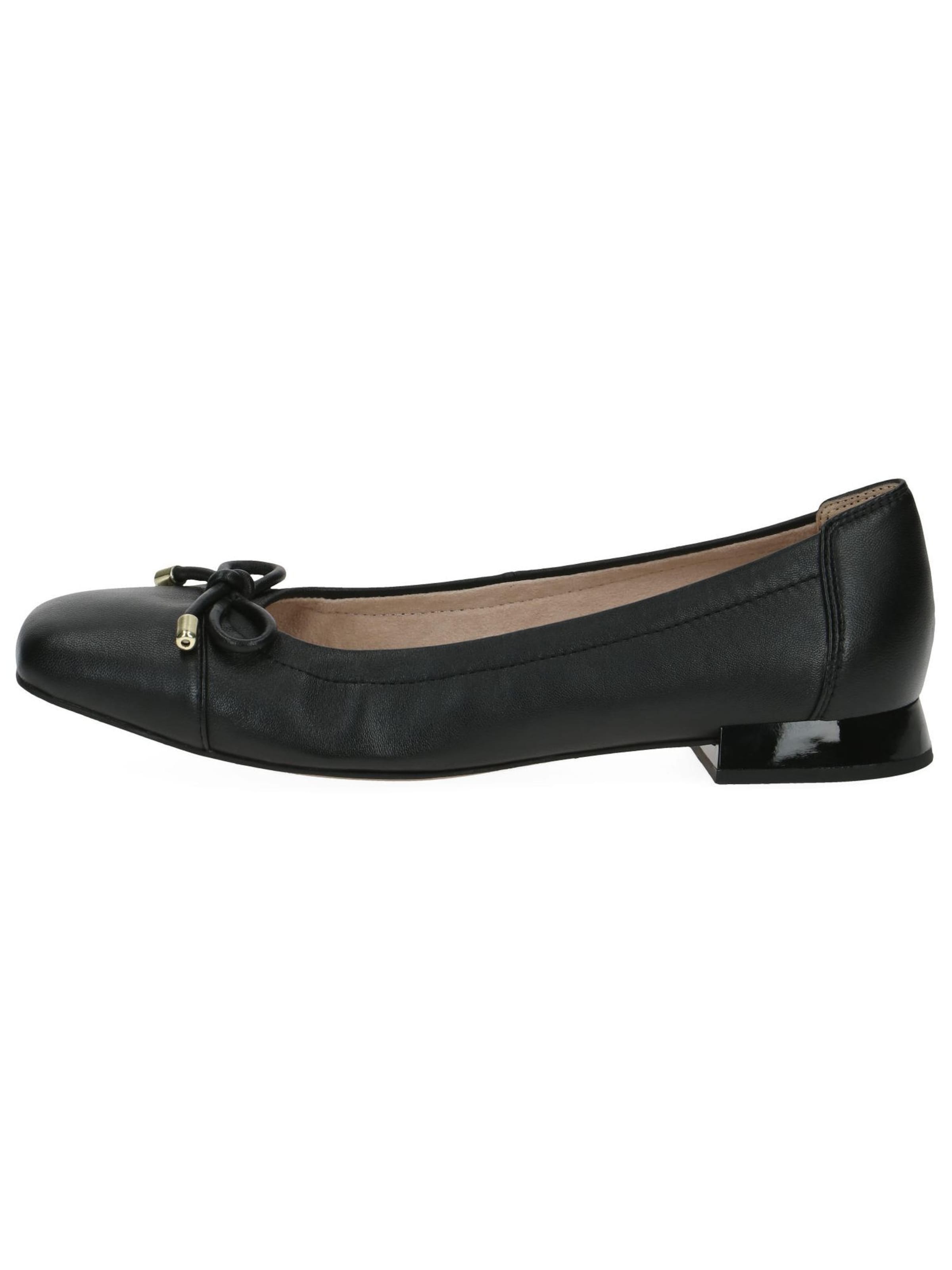 CAPRICE Ballet Flats in Black