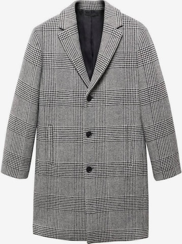 MANGO MAN Between-Seasons Coat 'Olan' in Grey: front
