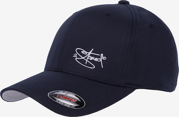 2Stoned Cap 'Flexfit Wooly Combed Classic' in Blue: front