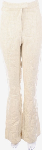 PrettyLittleThing Pants in S in Beige: front