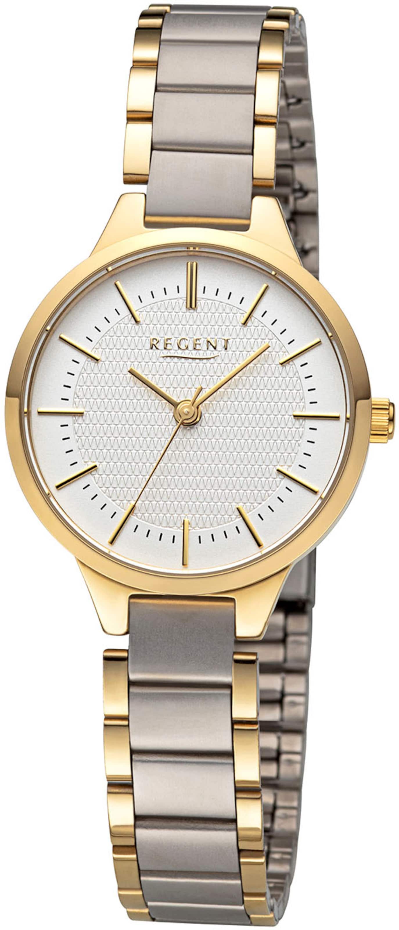 REGENT Analog Watch in Gold: front
