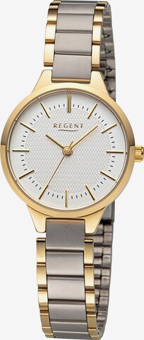 REGENT Analog Watch in Gold: front