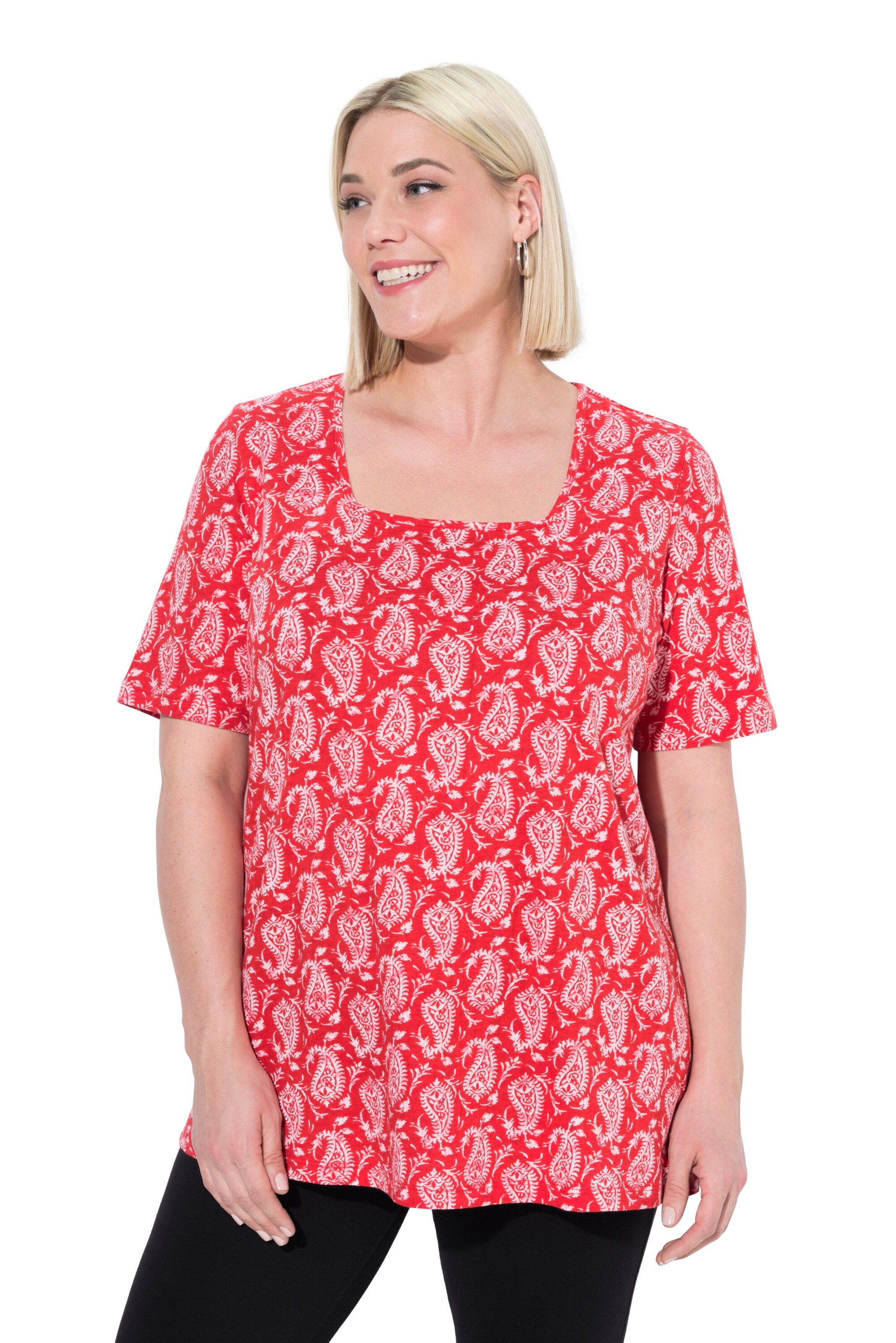 Ulla Popken Shirt in Red: front