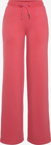 VIVANCE Wide leg Pants in Red: front