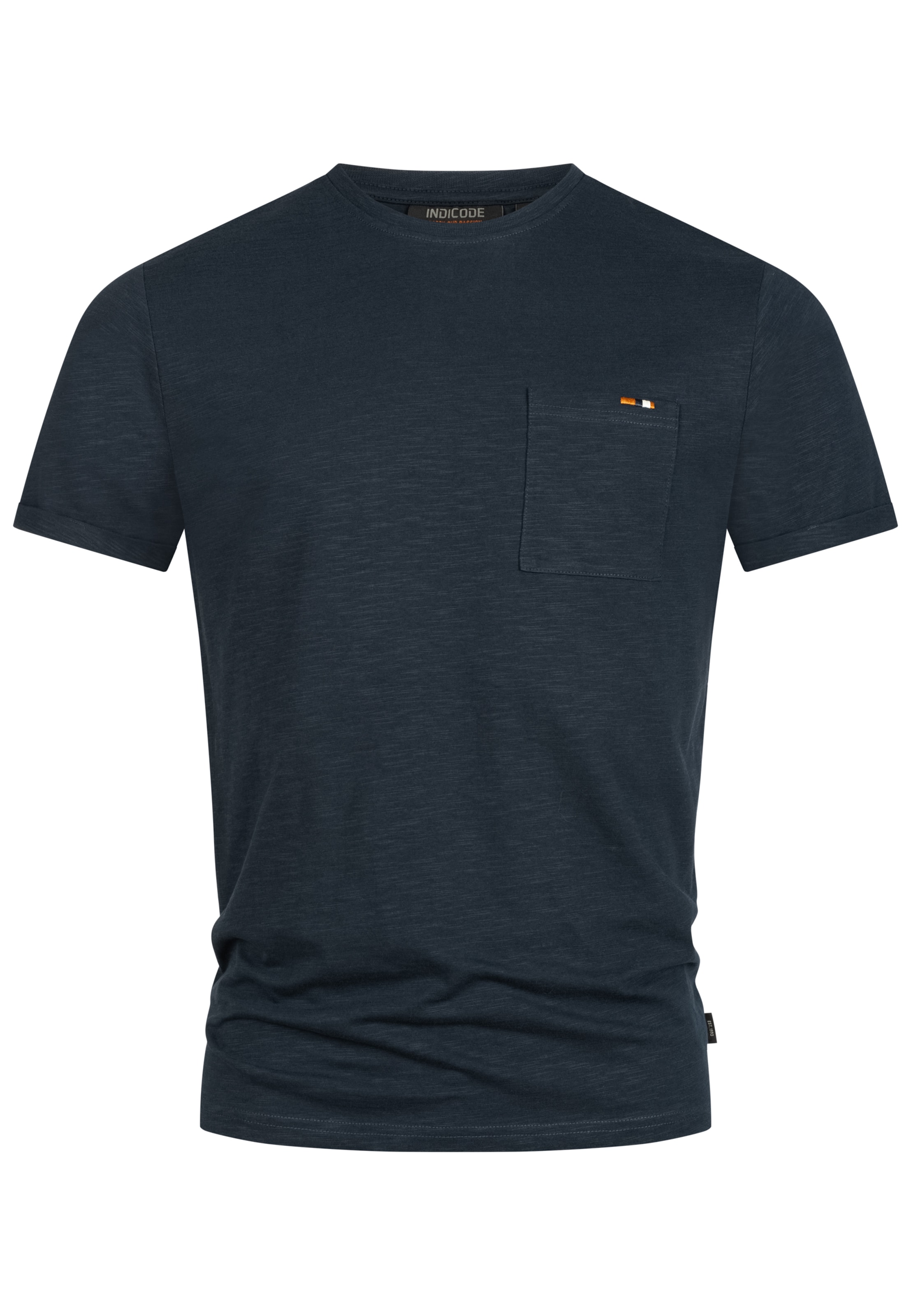 INDICODE JEANS Shirt 'Andorra' in Blauw: voorkant