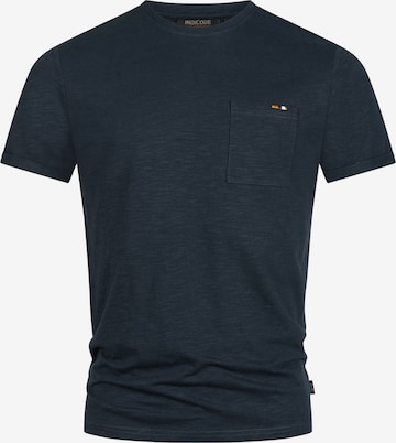 INDICODE JEANS Shirt 'Andorra' in Blauw: voorkant