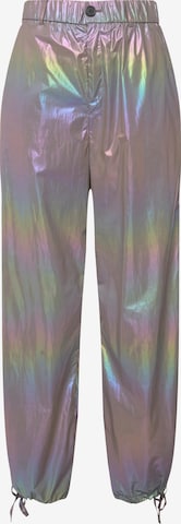 Studio Untold Tapered Pants in Silver: front