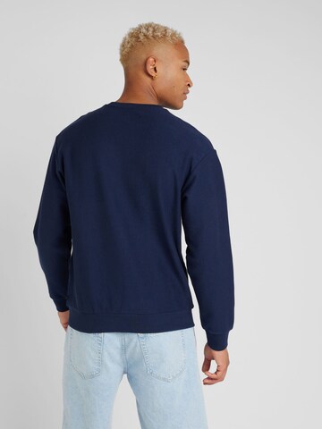 Sweat-shirt QS en bleu