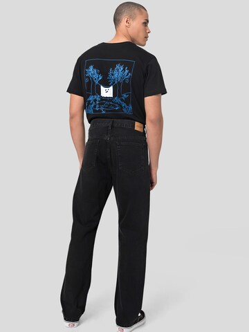 WEEKDAY Loosefit Jeans 'Space Seven' i svart