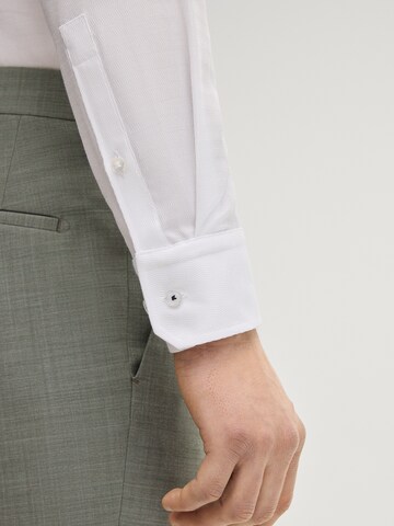 JOOP! Slim fit Overhemd 'Pierce' in Wit