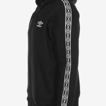 UMBRO Athletic Zip-Up Hoodie in Black