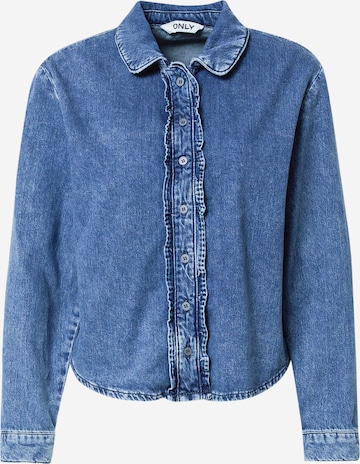 ONLY Blouse in Blauw: voorkant